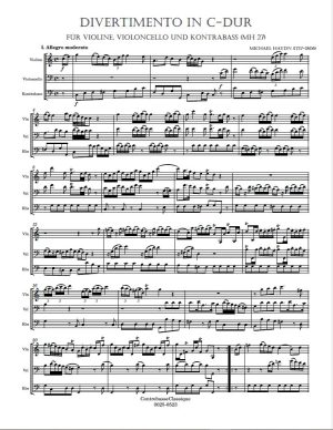 Haydn Div C Dur image 1