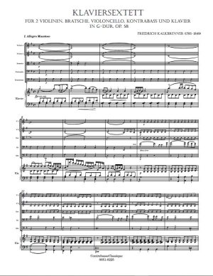 Kalkbrenner Klaviersextett op.58 image 1