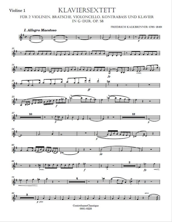 Kalkbrenner Klaviersextett op.58 image 3