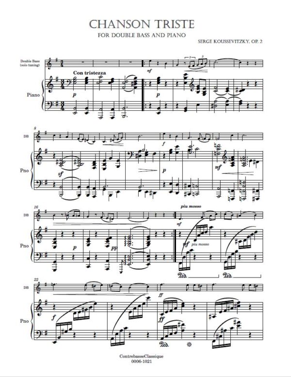 KOUSSEVITZKY, Serge (1874-1951) - Imagen 2